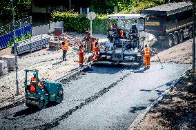 Workmen Renewing Roads - Haarlem