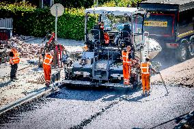 Workmen Renewing Roads - Haarlem