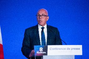 Eric Ciotti Press Conference - Paris