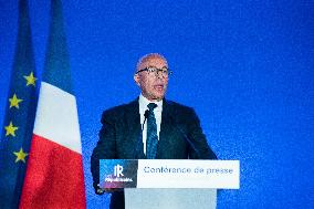 Eric Ciotti Press Conference - Paris