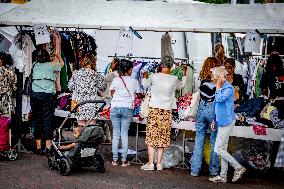 Consumers At The Market - Rotterdam