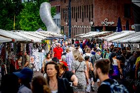 Consumers At The Market - Rotterdam