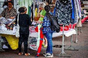 Consumers At The Market - Rotterdam