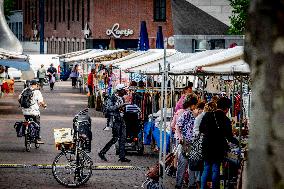 Consumers At The Market - Rotterdam