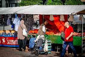 Consumers At The Market - Rotterdam