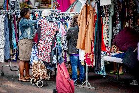 Consumers At The Market - Rotterdam