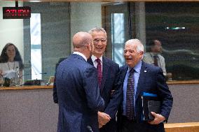 Jens Stoltenberg Of NATO At The European Council