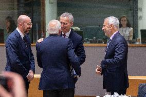 Jens Stoltenberg Of NATO At The European Council