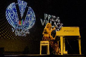 The Italian Singer Noemi Guest On The Stage Of The Padova Pride Village Virgo For An Acoustic Concert
