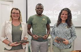 NAMIBIA-WINDHOEK-PANGOLINS-PROTECTIN