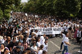 Commemoration march for Nahel - Nanterre