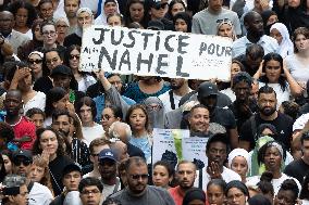 Commemoration march for Nahel - Nanterre
