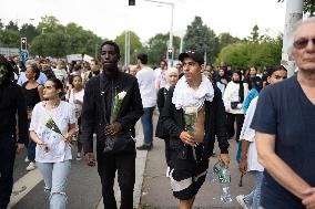 Commemoration march for Nahel - Nanterre