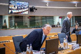 Viktor Orban PM Of Hungary At The European Council