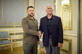 Mike Pence Visits Kyiv