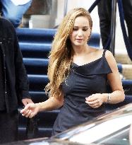 Jennifer Lawrence Films A Dior Commercial - NYC