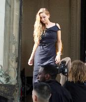 Jennifer Lawrence Films A Dior Commercial - NYC