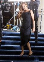 Jennifer Lawrence Films A Dior Commercial - NYC