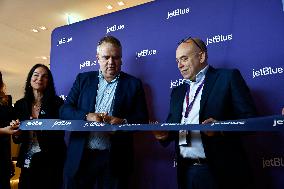 Jetblue Airbus A321 Neo Transatlantic Flight Inauguration - Paris