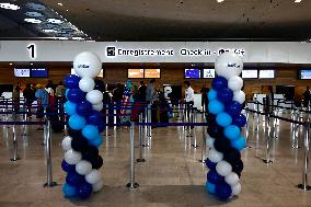 Jetblue Airbus A321 Neo Transatlantic Flight Inauguration - Paris