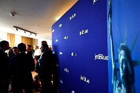 Jetblue Airbus A321 Neo Transatlantic Flight Inauguration - Paris