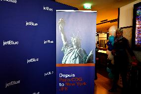 Jetblue Airbus A321 Neo Transatlantic Flight Inauguration - Paris
