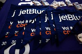 Jetblue Airbus A321 Neo Transatlantic Flight Inauguration - Paris