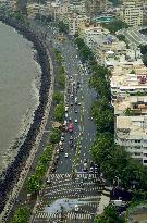 Aerial View Of The Cityscape In Mumbai