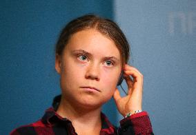 Swedish Environmental Activist Greta Thunberg Visits Kyiv To Take Part In An International Working Group For Environmental Crime