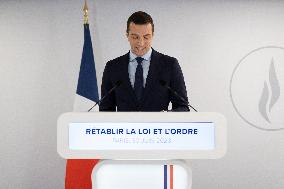 Jordan Bardella gives a press conference - Paris
