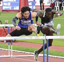 Athletics: Japan's Izumiya wins 110m hurdle at Diamond League event