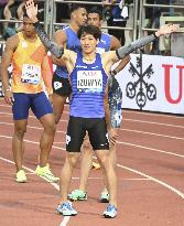 Athletics: Japan's Izumiya wins 110m hurdle at Diamond League event