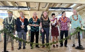 Rail system opens on Hawaii's Oahu island