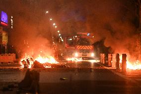 4th Night Of Protests Over Teen's Death - Charenton