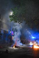4th Night Of Protests Over Teen's Death - Charenton