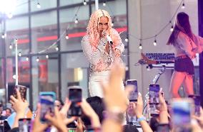 Karol G Performs At Today Show - NYC