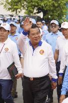 Campaigning for general election in Cambodia