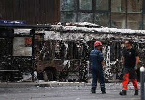 FRANCE-AUBERVILLIERS-FATAL SHOOTING OF A TEEN-PROTEST-VIOLENCE-AFTERMATH