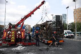 FRANCE-AUBERVILLIERS-FATAL SHOOTING OF A TEEN-PROTEST-VIOLENCE-AFTERMATH