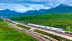 The World Highest High Speed Rail Station In Zhangye