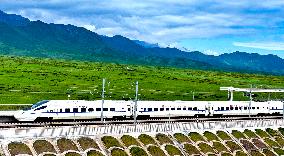The World Highest High Speed Rail Station In Zhangye