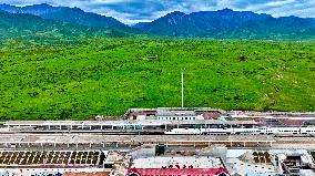 The World Highest High Speed Rail Station In Zhangye