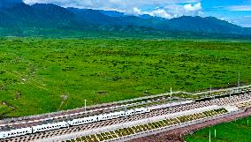 The World Highest High Speed Rail Station In Zhangye