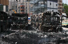 FRANCE-AUBERVILLIERS-FATAL SHOOTING OF A TEEN-PROTEST-VIOLENCE-AFTERMATH