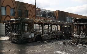 FRANCE-AUBERVILLIERS-FATAL SHOOTING OF A TEEN-PROTEST-VIOLENCE-AFTERMATH