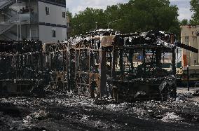 FRANCE-AUBERVILLIERS-FATAL SHOOTING OF A TEEN-PROTEST-VIOLENCE-AFTERMATH