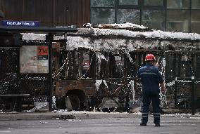 FRANCE-AUBERVILLIERS-FATAL SHOOTING OF A TEEN-PROTEST-VIOLENCE-AFTERMATH