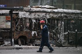 FRANCE-AUBERVILLIERS-FATAL SHOOTING OF A TEEN-PROTEST-VIOLENCE-AFTERMATH