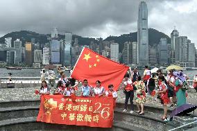 Hong Kong marks 26th anniversary of British handover to China