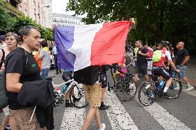 Ambiance in Bilbao, before the first stage of the Tour de France